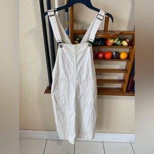 Zara jumper dress size medium creme color